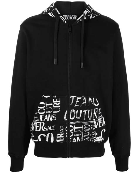 versace couture mens hoodie